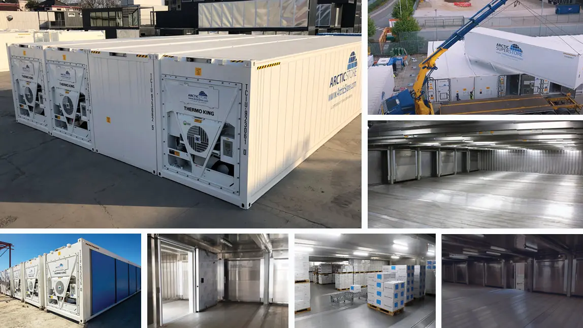 40ft Arctic SuperStore – Μονάδες ψυχρού θαλάμου προς ενοικίαση στην Ελλάδα
