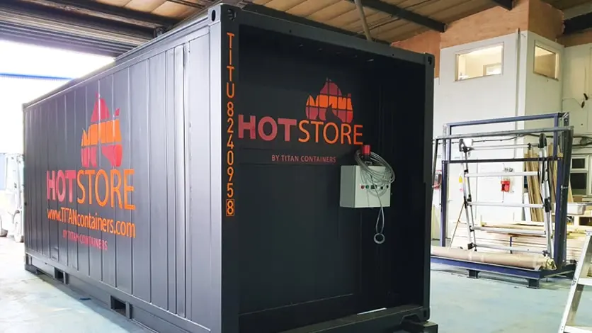 Θερμαινόμενη αποθήκευση Arctic Hotstore - Εμπορευματοκιβώτια θερμαινόμενης αποθήκευσης 6 μέτρων προς ενοικίαση