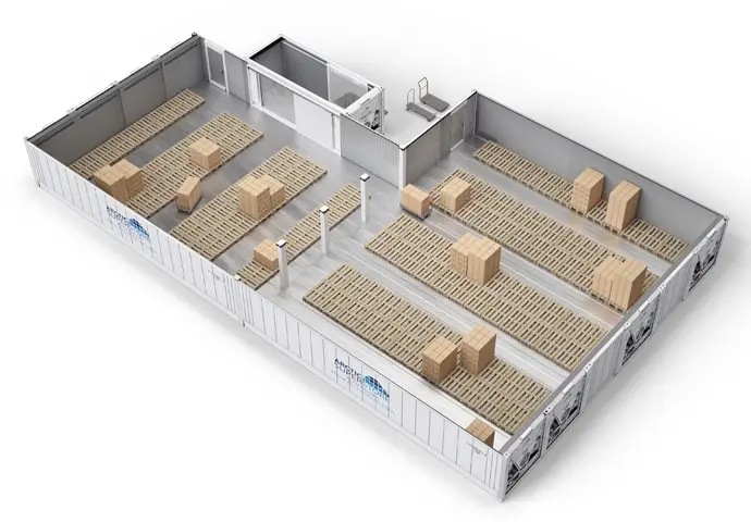 Arctic SuperStore με παλέτες και δωμάτιο σύνδεσης