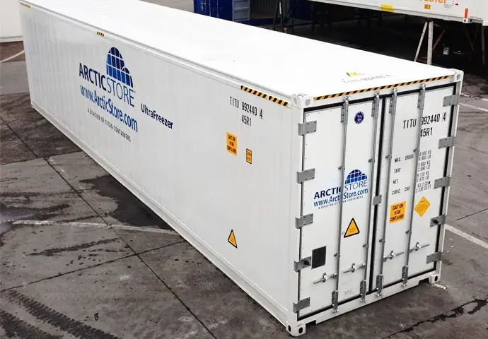 Ψυχρή αποθήκευση Arctic UltraFreezer - Εξαιρετικά χαμηλή θερμοκρασία - Ψυχόμενα εμπορευματοκιβώτια προς ενοικίαση