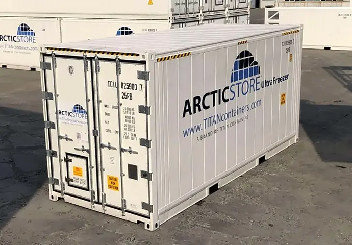 Ψυχρή αποθήκευση Arctic UltraFreezer - Εξαιρετικά χαμηλή θερμοκρασία - Ψυχόμενα εμπορευματοκιβώτια προς ενοικίαση