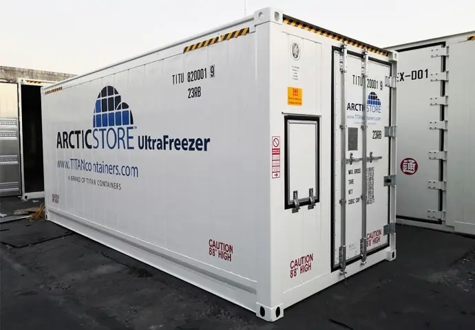 Ψυχρή αποθήκευση Arctic UltraFreezer - Εξαιρετικά χαμηλή θερμοκρασία - Ψυχόμενα εμπορευματοκιβώτια προς ενοικίαση