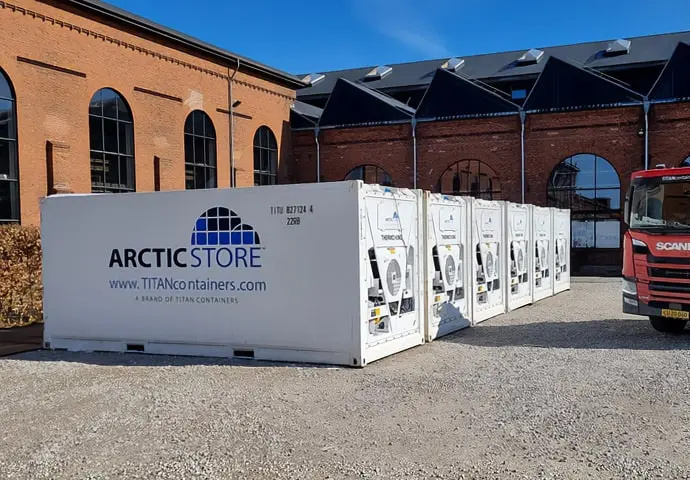 Ψυχρή αποθήκευση ArcticStore Ψυχόμενα εμπορευματοκιβώτια 6 μέτρων προς ενοικίαση