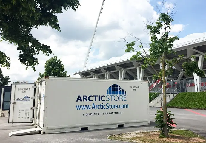 Ψυχρή αποθήκευση ArcticStore Ψυχόμενα εμπορευματοκιβώτια 6 μέτρων προς ενοικίαση