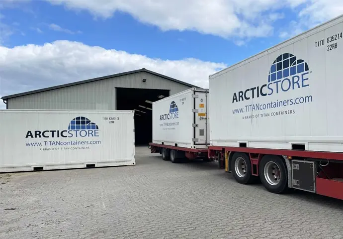 Ψυχρή αποθήκευση ArcticStore Ψυχόμενα εμπορευματοκιβώτια 6 μέτρων προς ενοικίαση