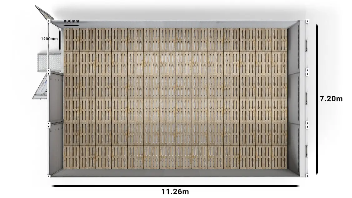 Arctic SuperStore12,2 μέτρων, ευρωπαλέτες