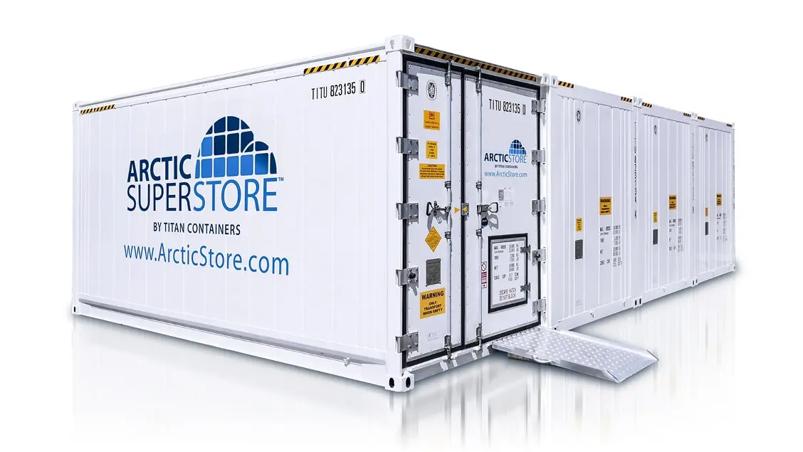 Arctic SuperStore – Ψυχρή αποθήκευση. Ψυχόμενα εμπορευματοκιβώτια.