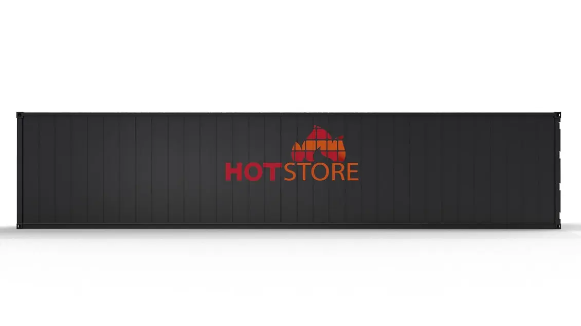 Εμπορευματοκιβώτιο HotStore 12,2 μέτρων προς ενοικίαση