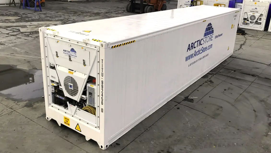 Ψυκτική αποθήκευση UltraFreezer 40 ποδιών - Ψυγεία με ψυκτικό κύκλωμα