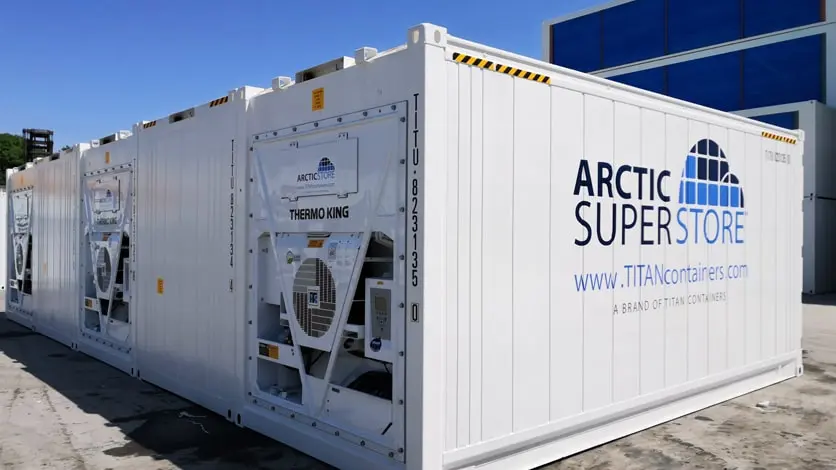 Αρθρωτή μονάδα ψυχρής αποθήκευσης Arctic SuperStore για τις υπηρεσίες δημόσιας υγείας
