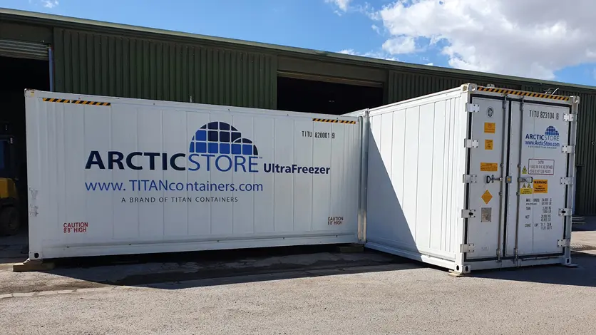 Εμπορευματοκιβώτια Arctic Ultrafreezer πολύ χαμηλής θερμοκρασίας - Ψυχρή αποθήκευση τροφίμων και ποτών