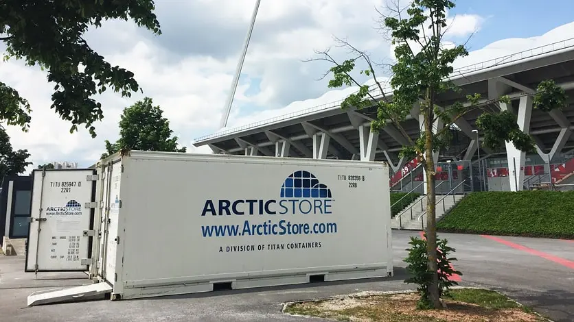 Λύσεις ψυχρής αποθήκευσης ArcticStore - Ψυχόμενα εμπορευματοκιβώτια για εκδηλώσεις και catering