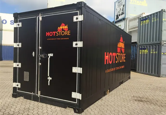 HotStore θερμαινόμενη αποθήκευση Εμπορευματοκιβώτια θερμαινόμενης αποθήκευσης 20 ποδιών προς ενοικίαση
