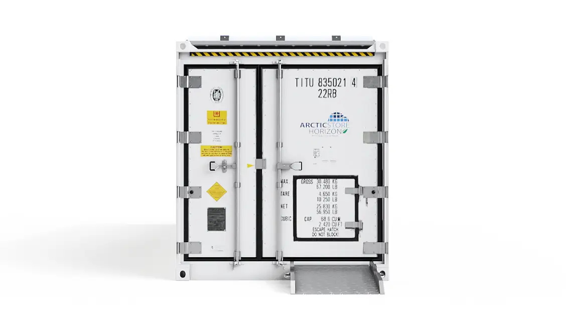 40ft ArcticStore Horizon Βιώσιμο Ψυγείο Εμπορευματοκιβώτιο